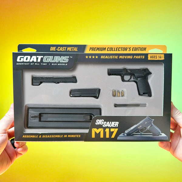 GoatGuns SIG Sauer M17 model Pistol in black — Diecast Model Guns