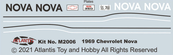 1:32 1969 Chevy Nova SS Route 32 Plastic Model Kit