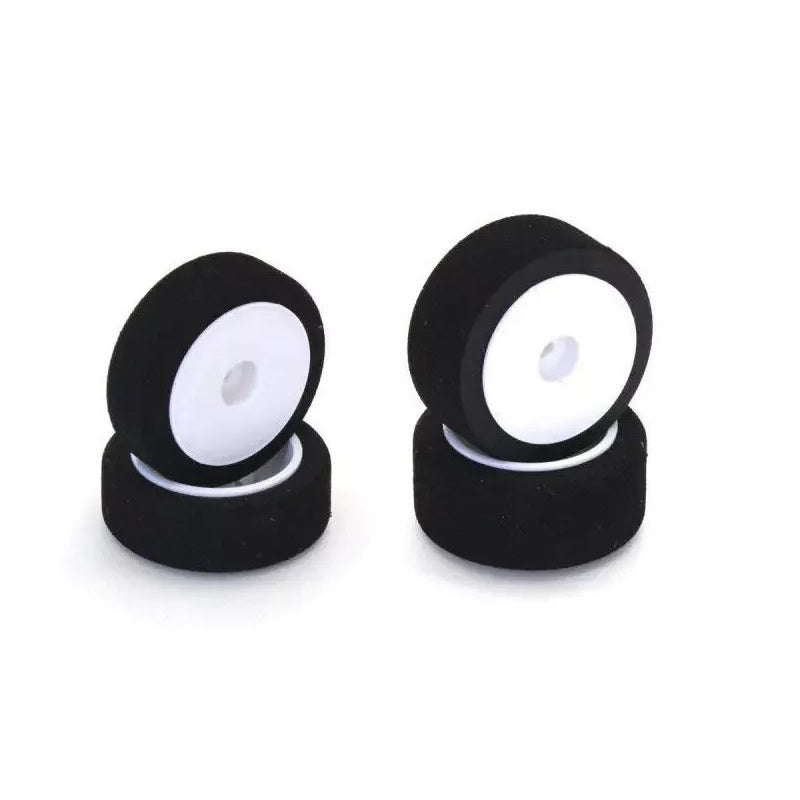 Kyosho MBT003MB Sponge Tire Set Mini-Z Buggy (Medium/White Dish Wheel)