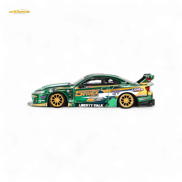Mini-GT Nissan S15 Silvia LB-Super Silhouette 2024 Fausto Racing #858 1:64