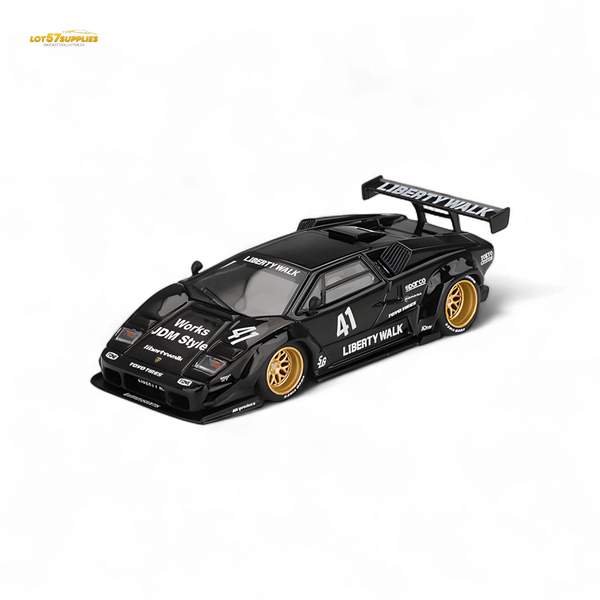 (Pre-Order) Mini GT Lamborghini Countach LB-WORKS - Black 1:64