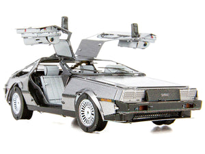 Metal Earth - Model Kit DeLorean Brushed Metal (Moderate Difficulty) Steel Model