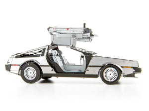 Metal Earth - Model Kit DeLorean Brushed Metal (Moderate Difficulty) Steel Model