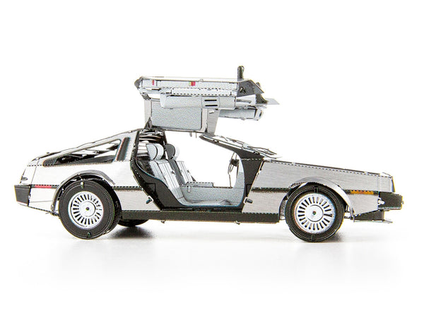 Metal Earth - Model Kit DeLorean Brushed Metal (Moderate Difficulty) Steel Model