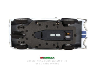 MRSLOTCAR Corvette C1 Team Cunningham 1960 Le Mans 1/32 Slot Car MR1502 MRSlot car