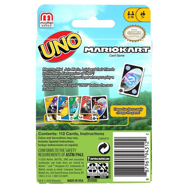 Little Shop of Magic UNO: Mario Kart — Board Game