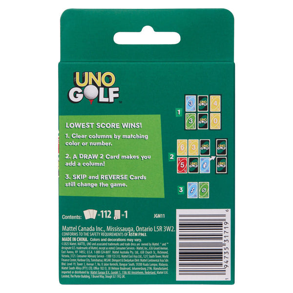 Little Shop of Magic UNO: Golf — Board Game