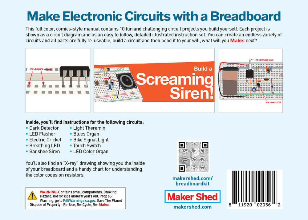 Maker Shed Make: How to Use a Breadboard! Kit