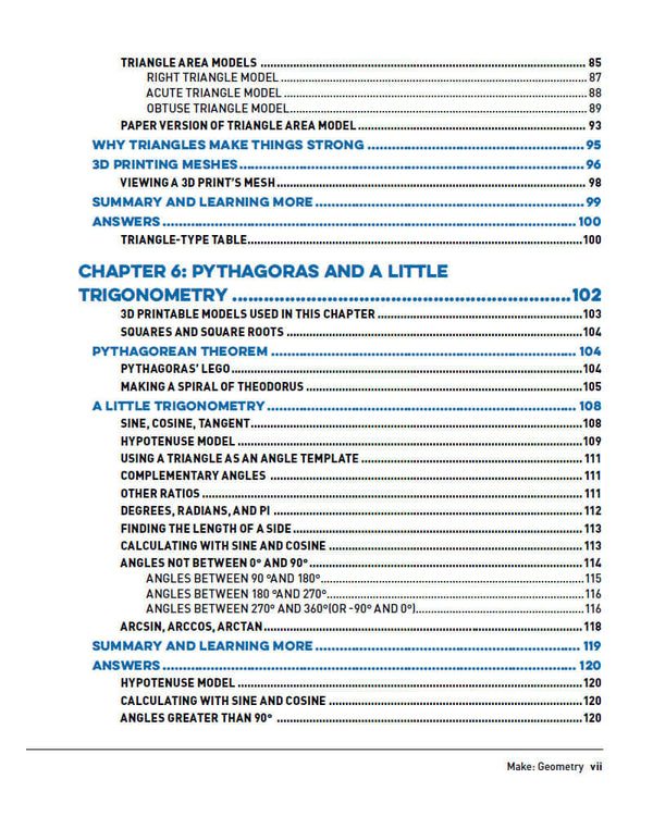 Maker Shed Make: Geometry - PDF — Book