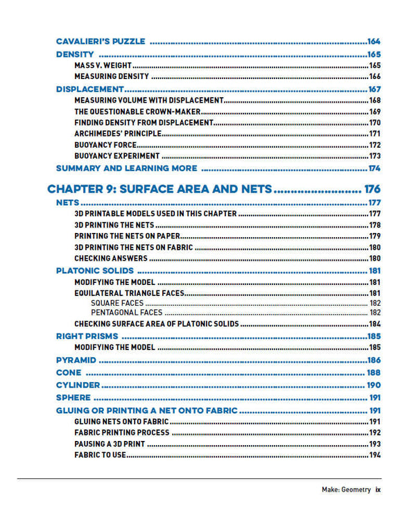 Maker Shed Make: Geometry - PDF — Book