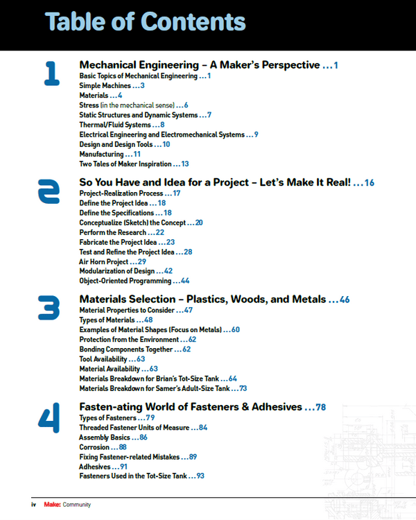 Maker Shed Make: Mechanical Engineering for Makers - PDF — Book