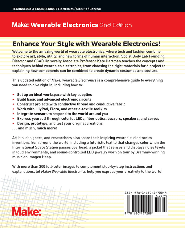 Maker Shed Make: Wearable Electronics, 2nd Edition- PDF — Book