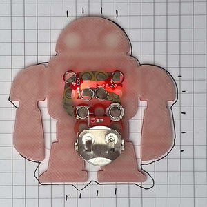 Maker Shed Makey Robot LED Glowie — Kit