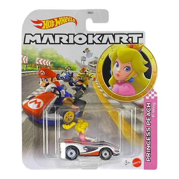 Collectors World Toys Hot Wheels Mario Kart Princess Peach P-Wing
