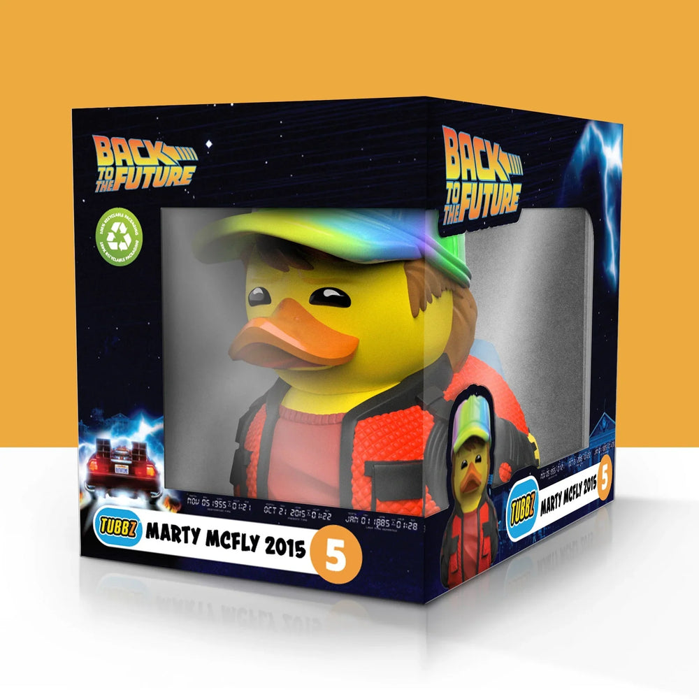 Back to the Future™ Back to the Future Part II Marty McFly 2015 TUBBZ Cosplaying Duck (Boxed Edition) — Vinyl Toy