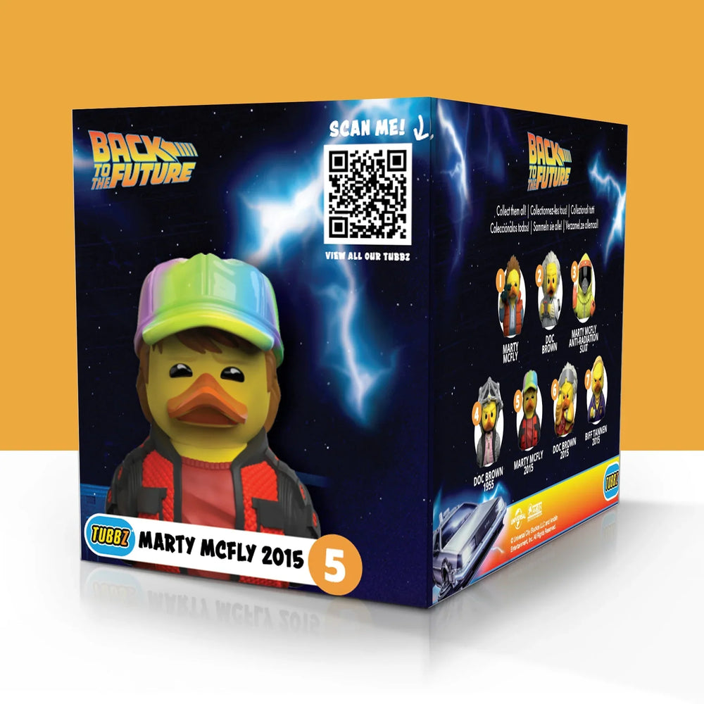 Back to the Future™ Back to the Future Part II Marty McFly 2015 TUBBZ Cosplaying Duck (Boxed Edition) — Vinyl Toy