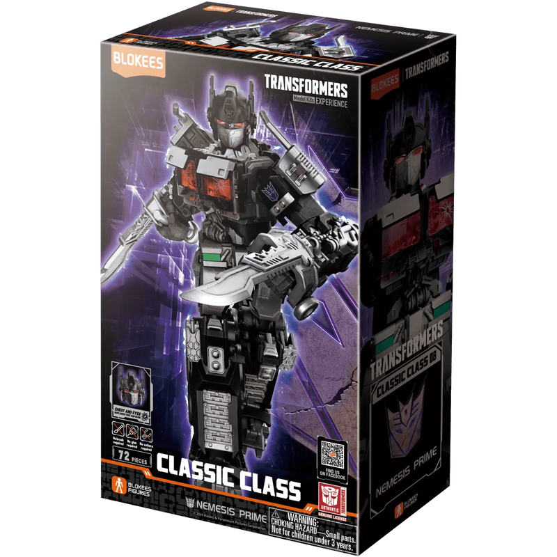 Little Shop of Magic Blokees Transformers: Classic Class - 08 Rise of the Beasts Nemesis Prime — Toys and Collectible