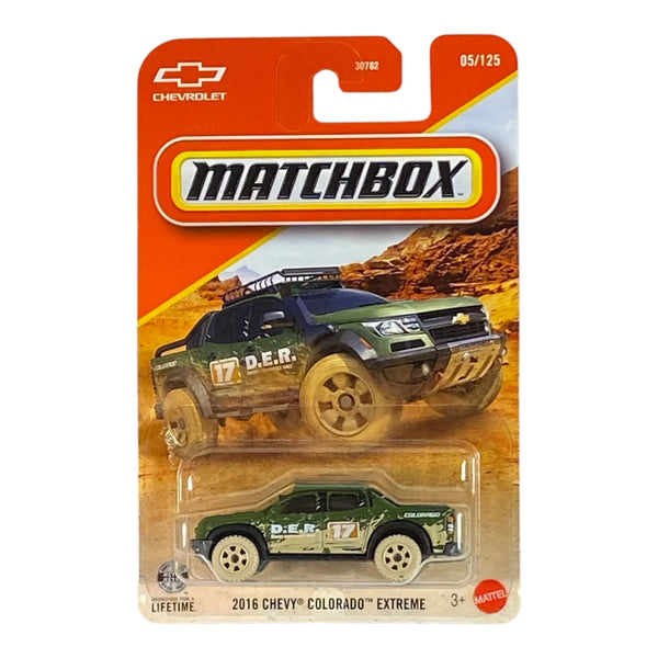 Matchbox 2016 Chevy Colorado Extreme - 2026 Matchbox Series 05/125 - Echo Six Hobbies