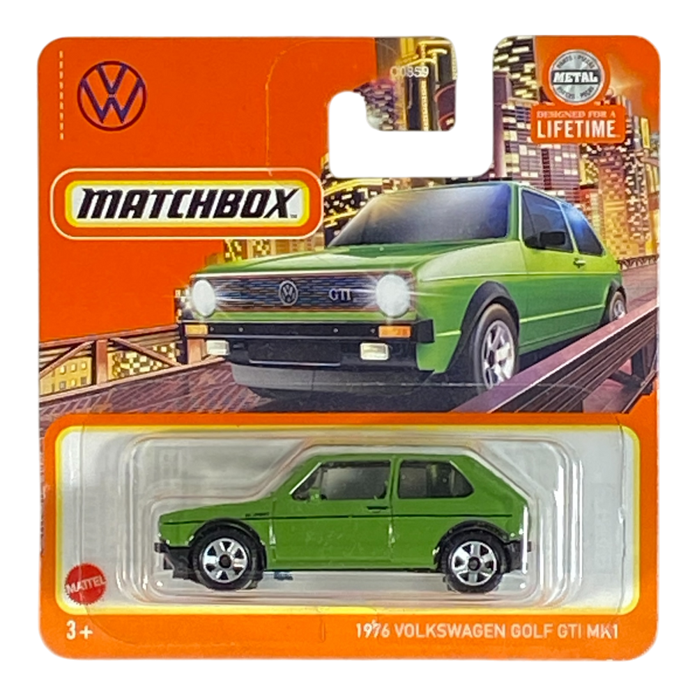 Collectors World Toys Matchbox 1976 Volkswagen Golf GTI MK1 | Short Card