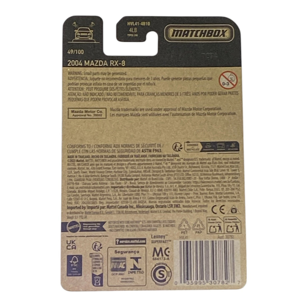 Matchbox 2004 Mazda RX-8 - Matchbox Series 49/100