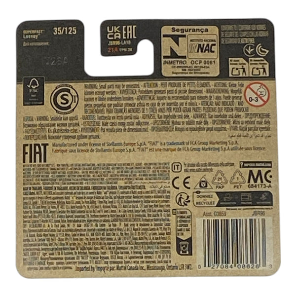 Matchbox 2016 Fiat 500X - 2025 Matchbox Series 35/125 (Short Card) - Echo Six Hobbies