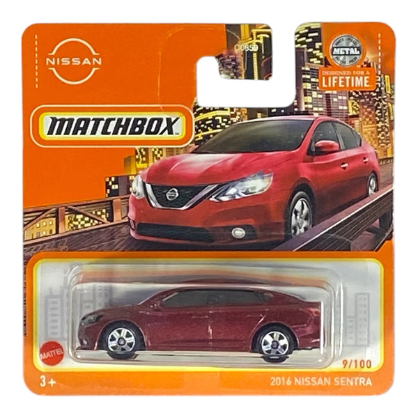 Matchbox 2016 Nissan Sentra - Matchbox Series 9/100 Short Card