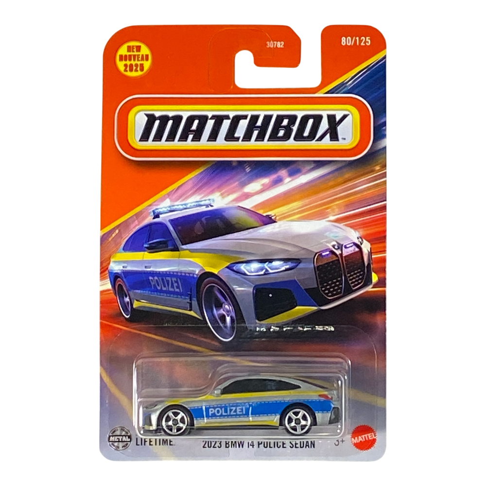 Matchbox 2023 BMW i4 Police Sedan - 2025 Matchbox Series 80/125