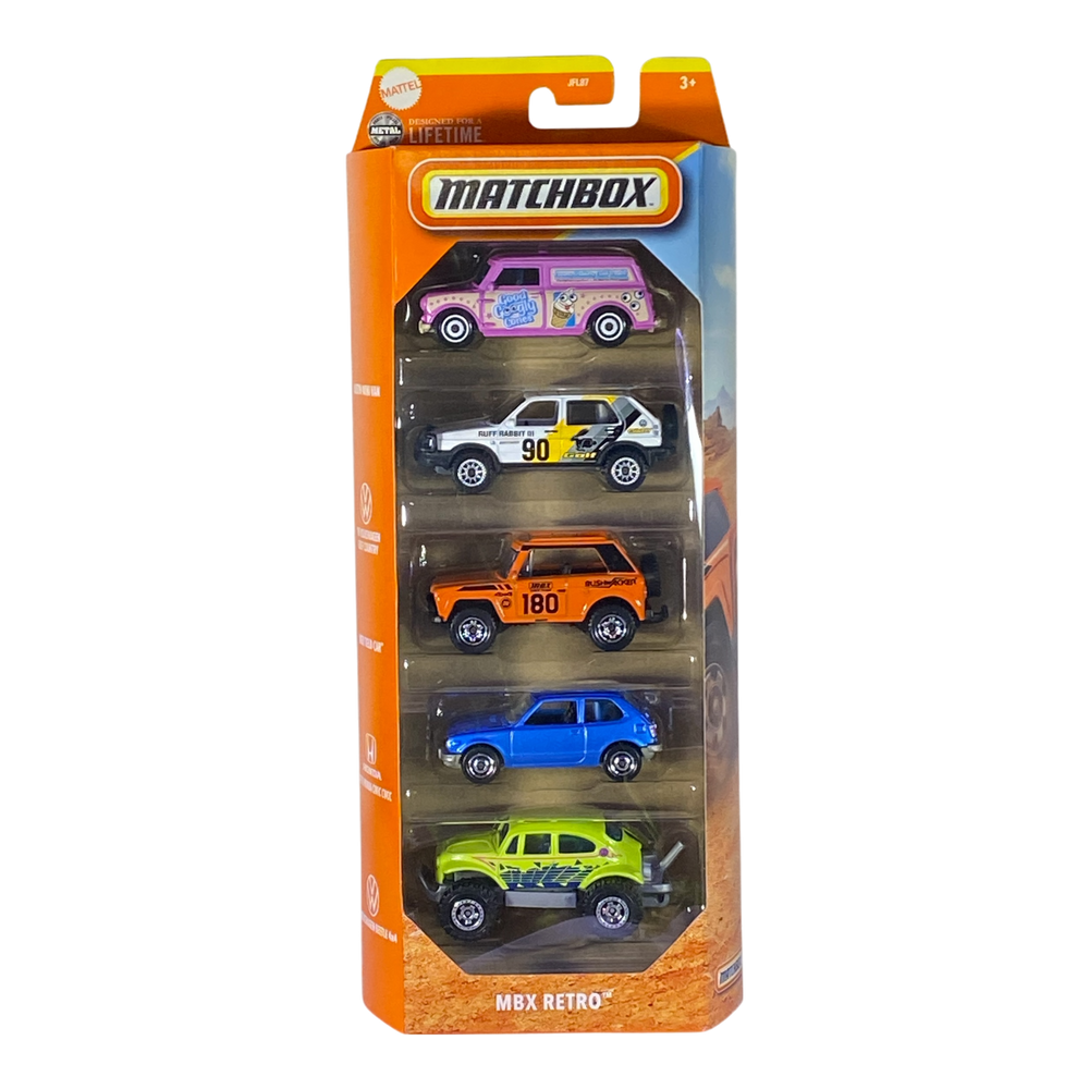 Matchbox 5 Packs - MBX Retro - Echo Six Hobbies