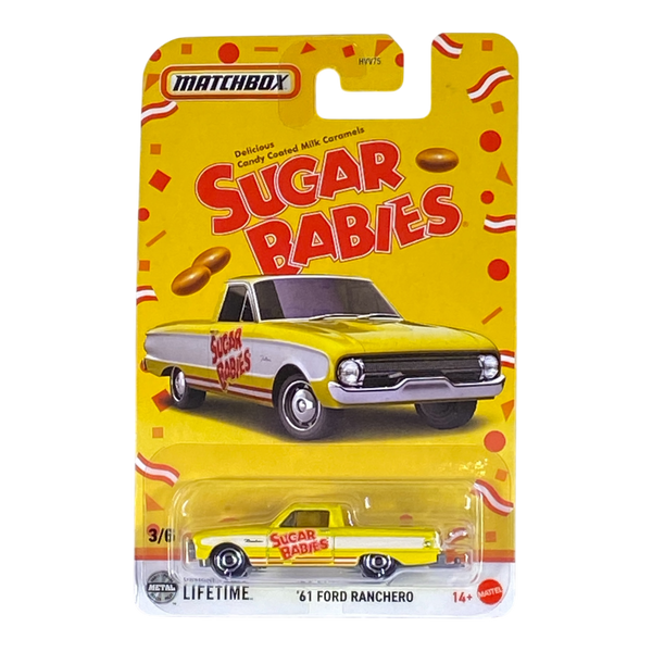 Matchbox '61 Ford Ranchero "Sugar Babies" - Matchbox Candy Series 3/6 - Echo Six Hobbies