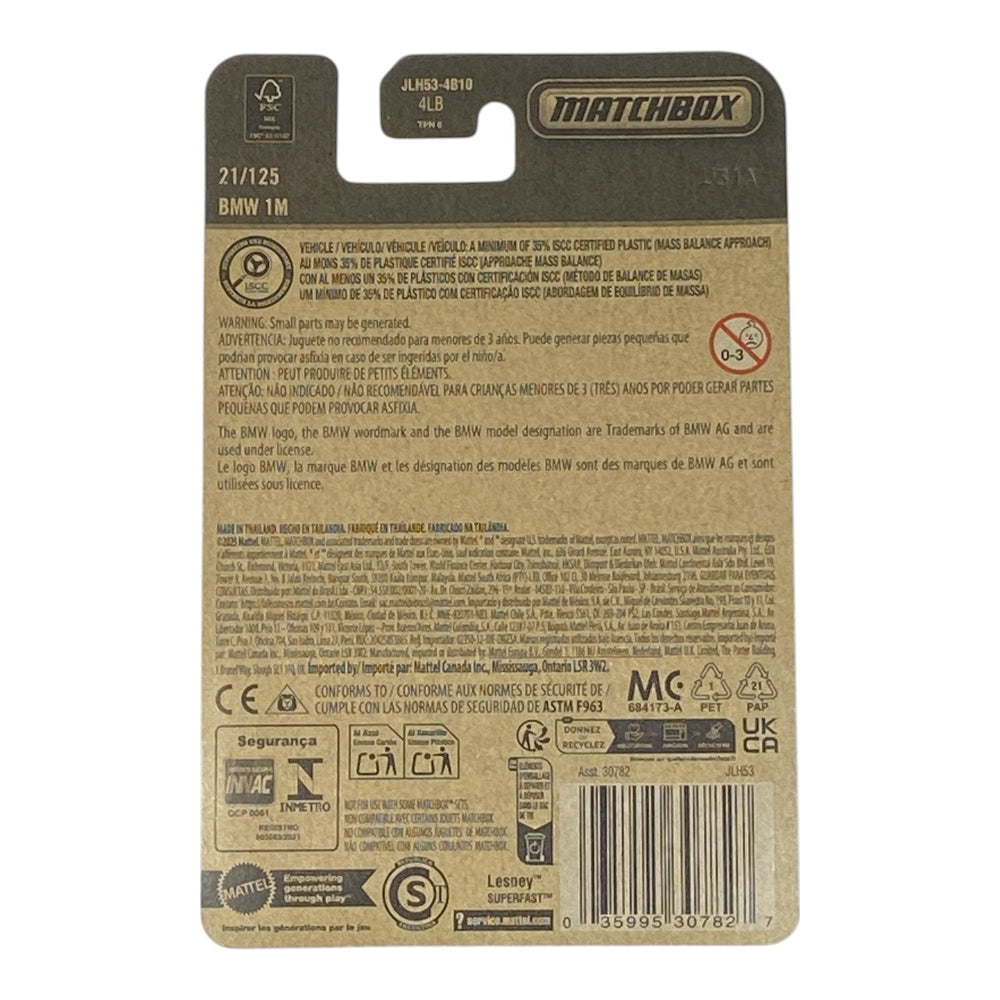 Matchbox BMW 1M - 2025 Matchbox Series 21/125