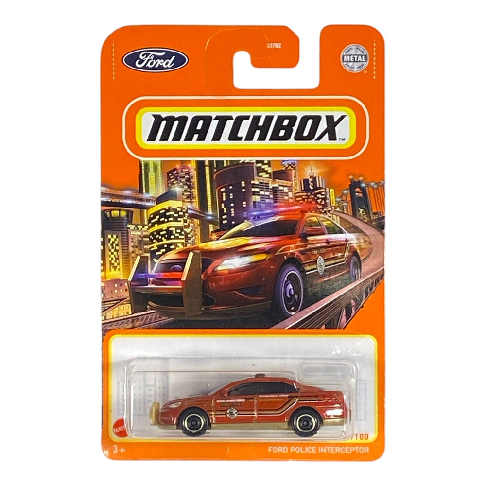 Matchbox Ford Police Interceptor - Matchbox Series 81/100 - Echo Six Hobbies