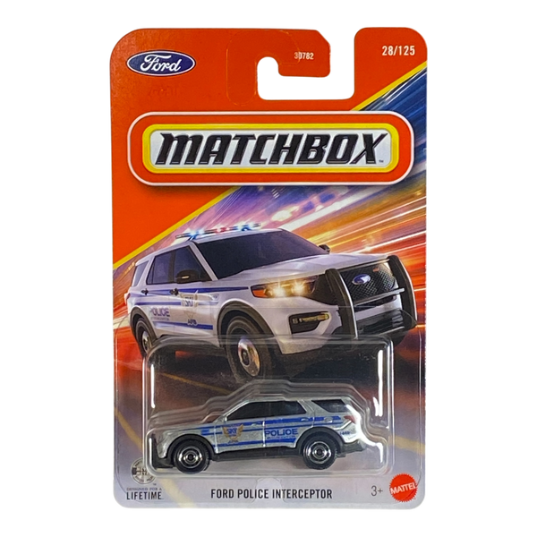 Collectors World Toys Matchbox Ford Police Interceptor | 2026 Matchbox Series 28/125