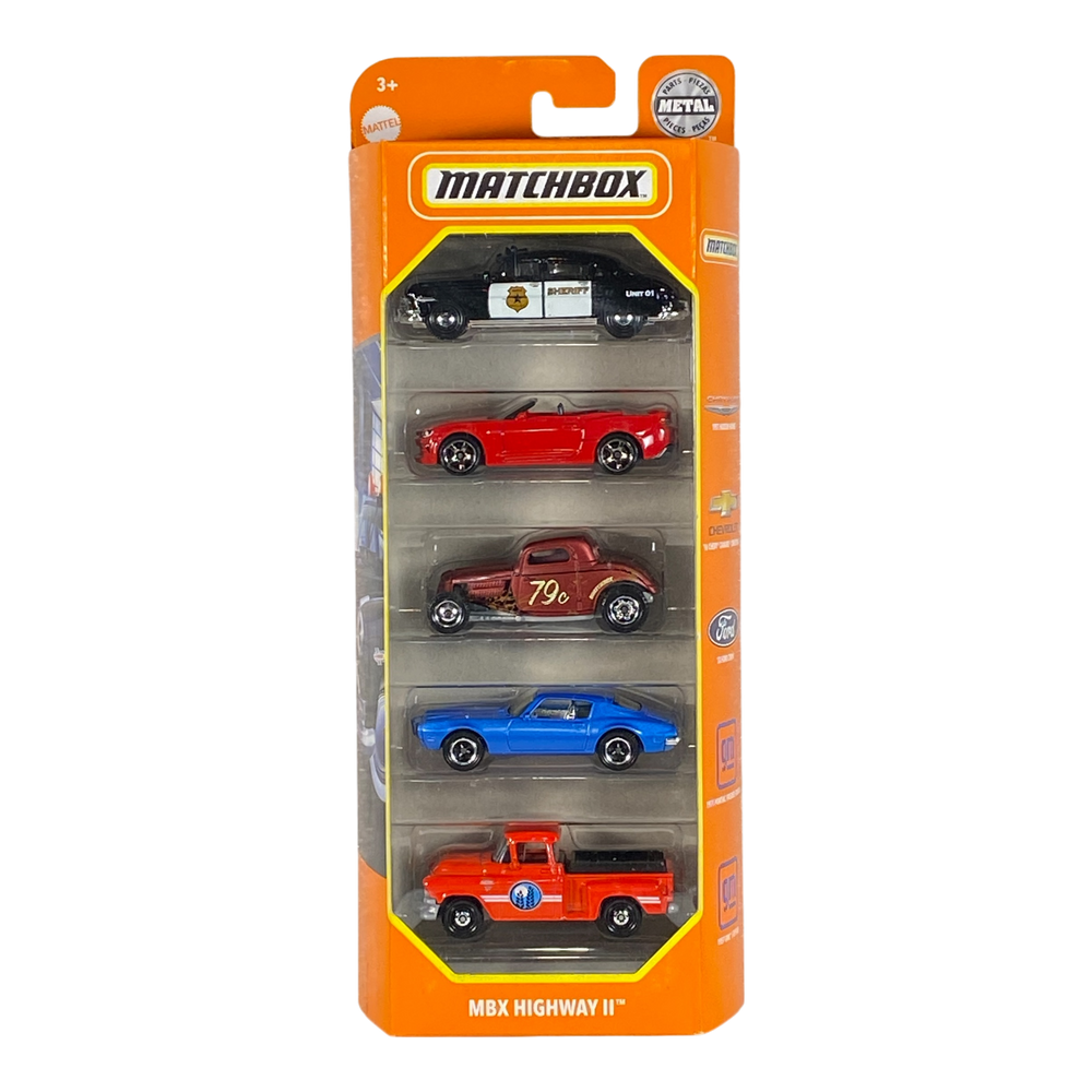 Collectors World Toys Matchbox MBX Highway II | 5 Pack Edition
