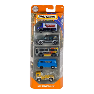 Matchbox MBX Service Crew | 5 Pack Edition