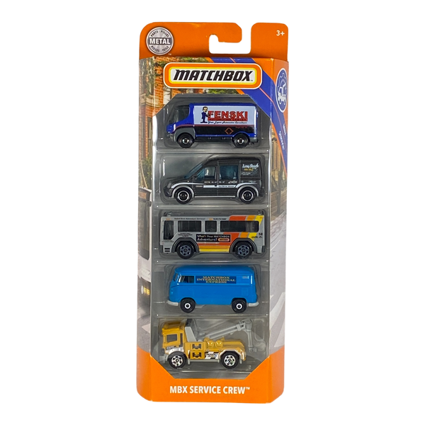 Matchbox MBX Service Crew | 5 Pack Edition