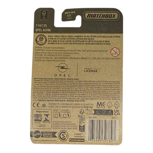 Matchbox Opel Astra - 2025 Matchbox Series 114/125