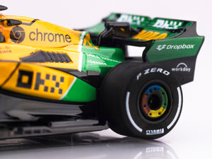 AFX 22120 McLaren F1 MCL38 #4 Lando Norris Ayrton Senna 2024 HO Slot Car