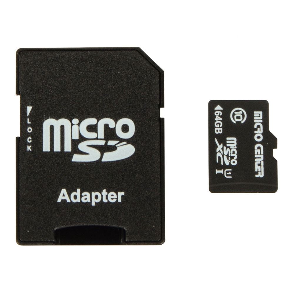DSLRPros Micro Center 64GB Class 10 Micro SD Card — Storage & Memory