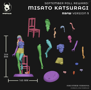 Misato Katsuragi - Evangelion (SFW/NSFW 18+ Only) - 1:6 Scale