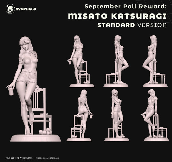 Misato Katsuragi - Evangelion (SFW/NSFW 18+ Only) - 1:6 Scale