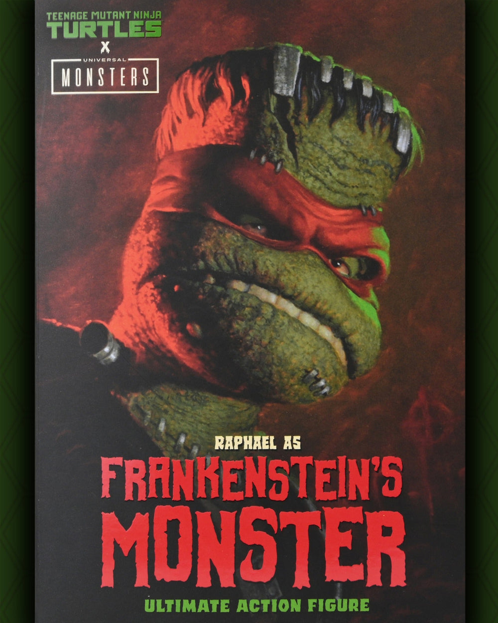 Little Shop of Magic NECA Universal Monsters x Teenage Mutant Ninja Turtles - Ultimate Raphael as Frankenstein’s Monster —