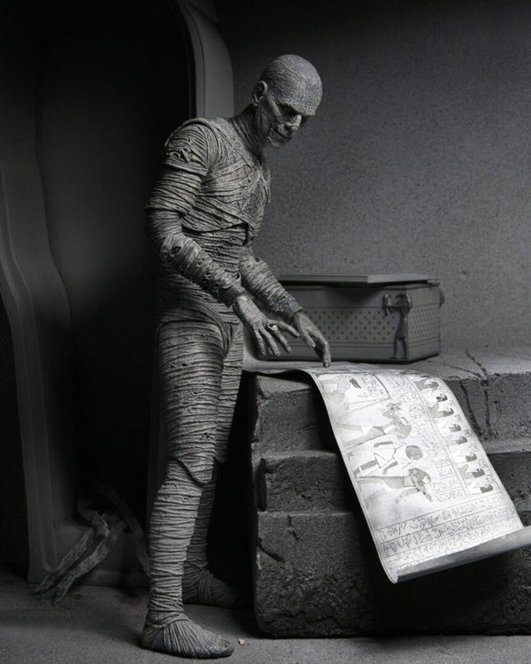 Little Shop of Magic NECA Universal Monsters: Ultimate Mummy (Black & White) — Toys and Collectible
