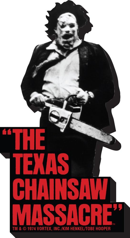 Little Shop of Magic Aquarius Magnets: Funky Chunky Magnet - Texas Chainsaw Massacre - Black and White — Toys and Collectible