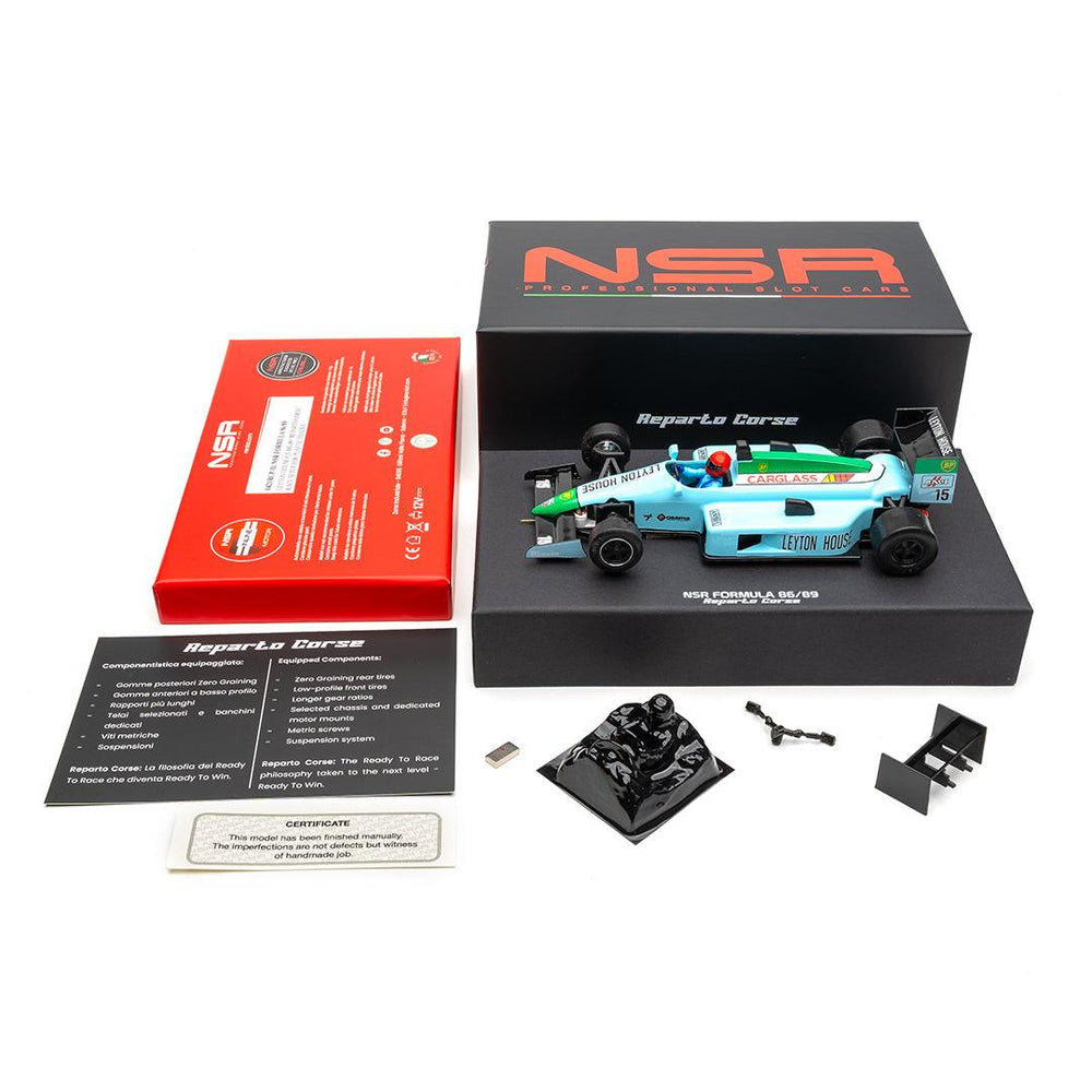 PowerHobby NSR Formula 86/89 Mauricio Gugelmin REPARTO CORSE Plastic Track 1/32 Slot Car