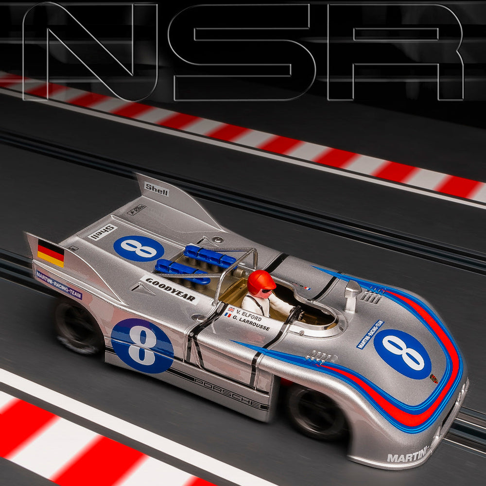 NSR Porsche 908/3 Martini Racing Targa Florio 1971 1/32 Slot Car NSR-0429