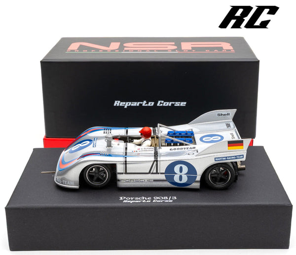 NSR Porsche 908/3 Martini Targa Florio REPARTO CORSE Wood Track 1/32 Slot Car