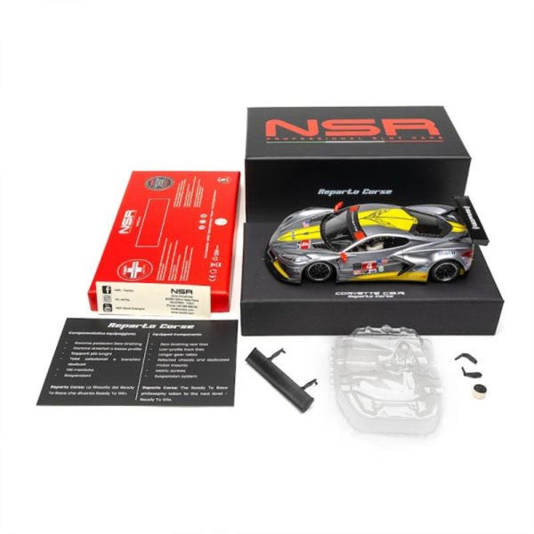 PowerHobby NSR Corvette C8R Daytona 24h REPARTO CORSE Plastic 1/32 Slot Car