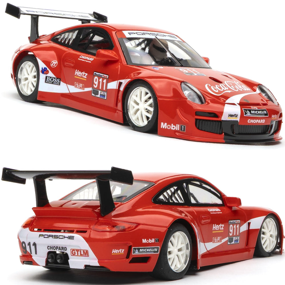 NSR Porsche 997 GT3 #911 Coca Cola Petit Le Mans 2019 1/32 Slot Car Anglewinder