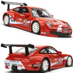 NSR Porsche 997 GT3 #912 Coca Cola Petit Le Mans 2019 1/32 Slot Car Anglewinder