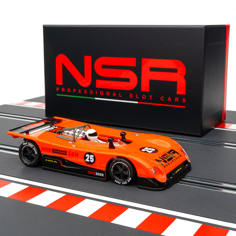 NSR Lola T280 WRE 24H 2025 Limited Edition Orange 1/32 Slot Car NSR0536